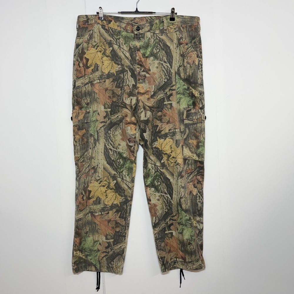 Vintage Advantage Timber Pants Mens XL 42X32 Regular Cargo Camo Hunting